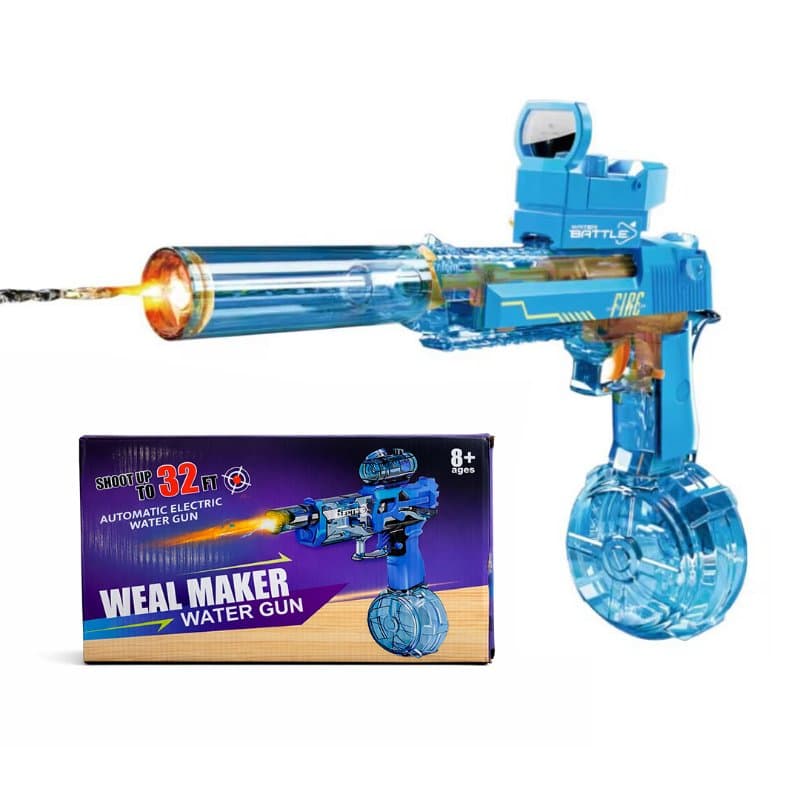💥 Chorro Extremo LED – Pistola de Agua Eléctrica 🔫💦
